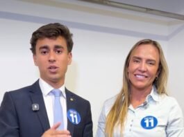 Nikolas declara apoio a Celina Leão no DF
