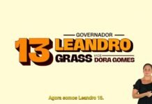 Leandro Grass troca vermelho por laranja em campanha no DF