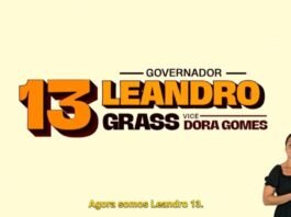 Leandro Grass troca vermelho por laranja em campanha no DF
