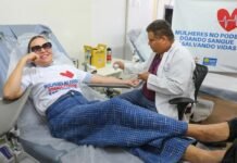 Celina Leão incentiva doação de sangue no DF