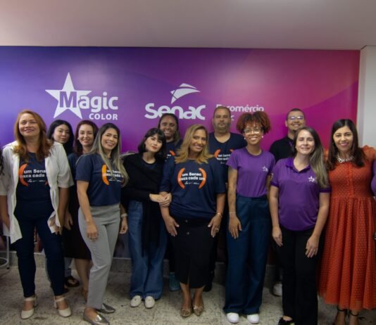 Alunos do Senac-DF participam de treinamento com a Magic Color no Gama