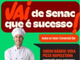 Senac-DF oferece curso básico de pizza napolitana a partir deste sábado