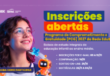 Sesc DF divulga regulamento para vagas do PCG 2027 para Rede EduSesc