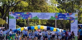 Sesc+Corridinhas reúne cerca de 800 crianças em manhã de esporte, diversão e inclusão no Parque da Cidade