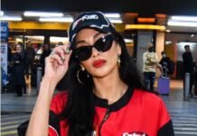 Nicole Scherzinger mostra chegada ao Brasil e se prepara para show do Pussycat Dolls